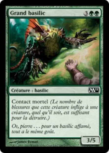 Grand basilic, carte Magic M11 180 — extension Magic 2011