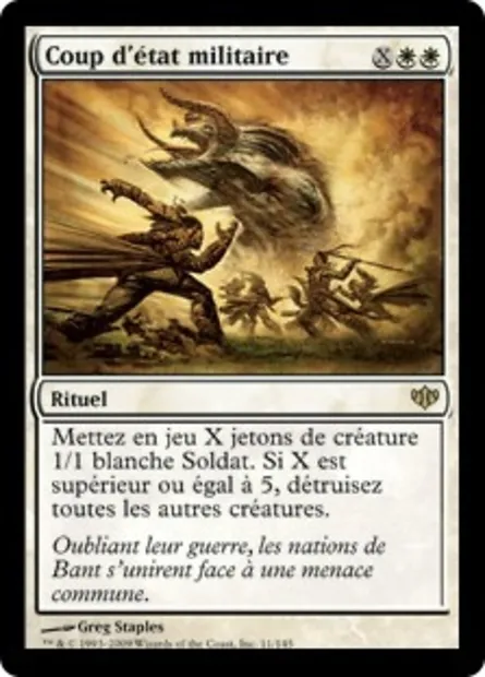 Coup d'état militaire, carte Magic CON 11 — extension Conflux