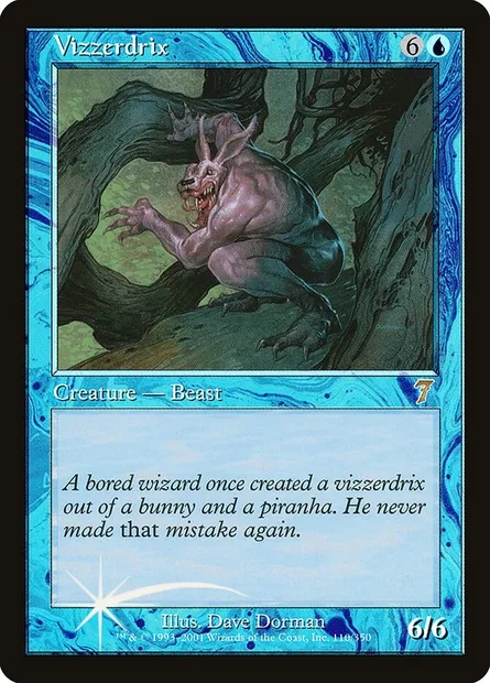 Vizzerdrix, carte Magic 7ED 110★ — extension Septième Edition