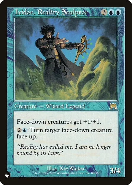 Ixidor, Reality Sculptor, Magic card PLST ONS-89 — The List set