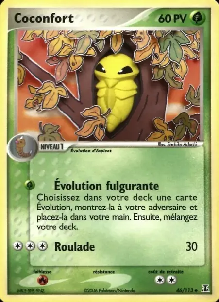 Coconfort, carte Pokémon DS 46 — extension EX Espèces Delta