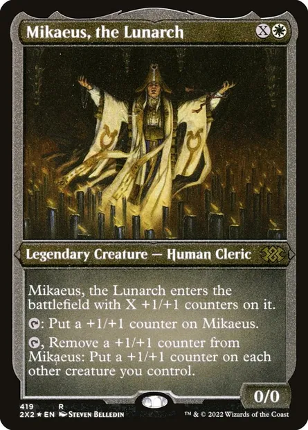 Mikaeus, the Lunarch, Magic card 2X2 419 — Double Masters 2022 set