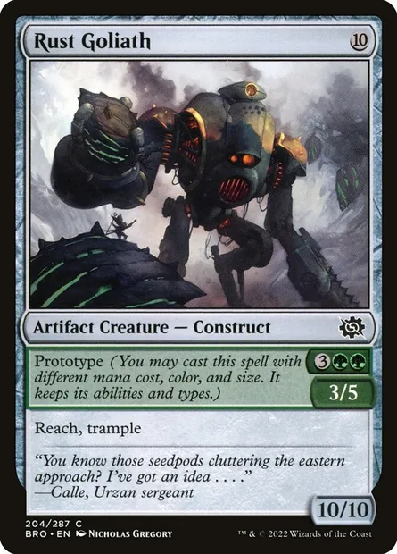 Rust Goliath, Magic card BRO 204 — The Brothers' War set