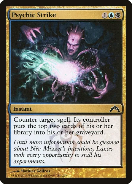 Psychic Strike, Magic card GTC 189 — Gatecrash set