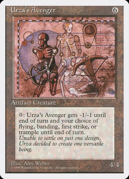 Vengeur urzalien, carte Magic 4ED 355 — extension Quatrième Edition