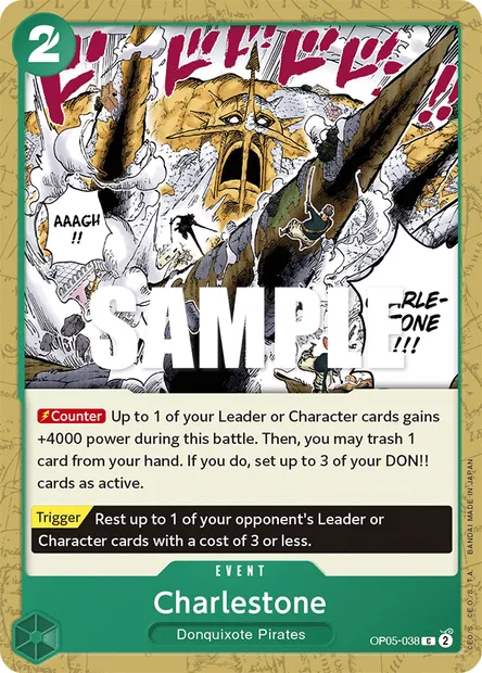 Charlestone, carte One Piece OP05-038 — extension AWAKENING OF THE NEW ERA