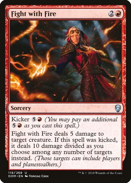 Fight with Fire, Magic card DOM 119 — Dominaria set