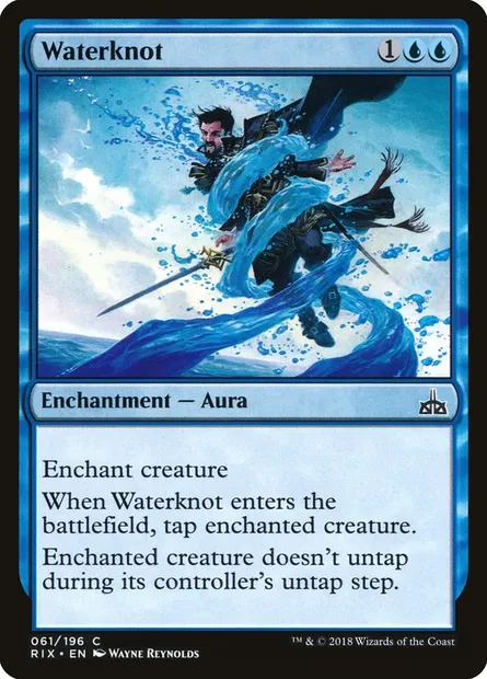 Waterknot, Magic card RIX 61 — Rivals of Ixalan set