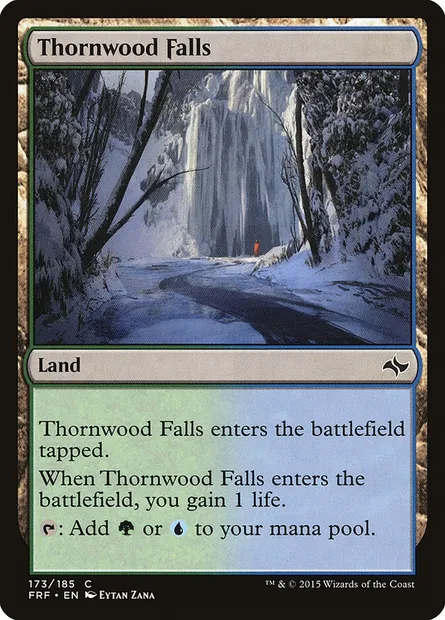 Thornwood Falls, Magic card FRF 173 — Fate Reforged set