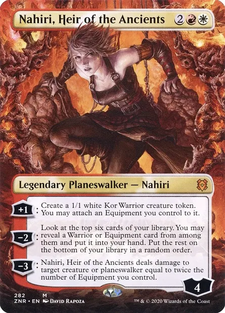 Nahiri, Heir of the Ancients, Magic card ZNR 282 — Zendikar Rising set