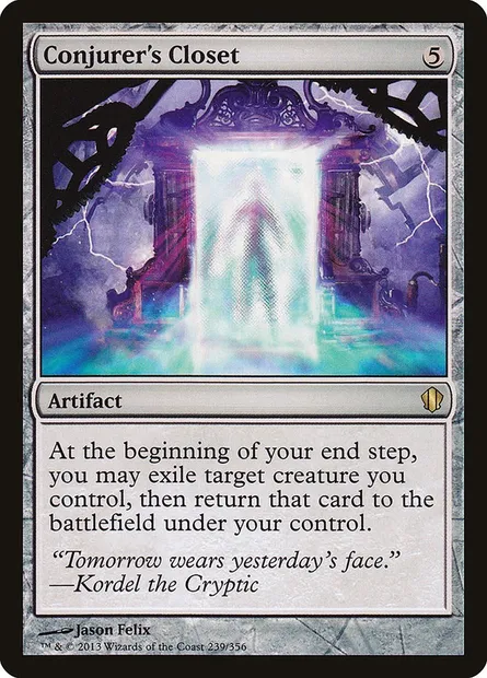 Conjurer's Closet, Magic card C13 239 — Commander 2013 set
