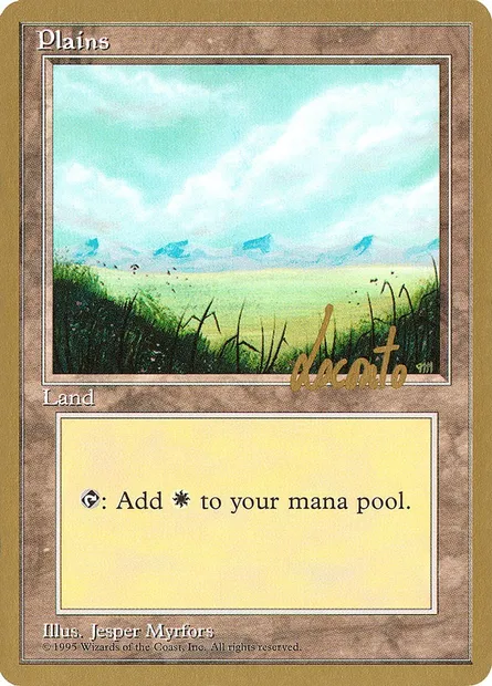 Plaine, carte Magic PTC ml366 — extension Pro Tour Collector Set