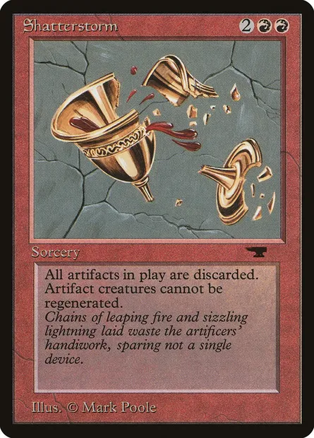 Shatterstorm, Magic card ATQ 28 — Antiquities set