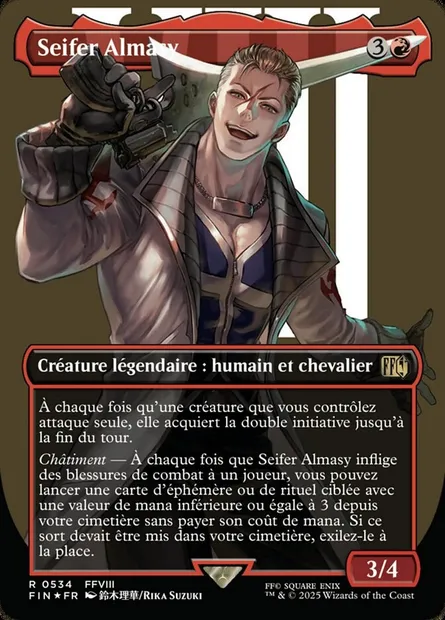 Seifer Almasy, carte Magic FIN 534 — extension Final Fantasy