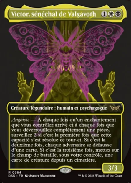 Victor, sénéchal de Valgavoth, carte Magic DSK 364 — extension Duskmourn: House of Horror