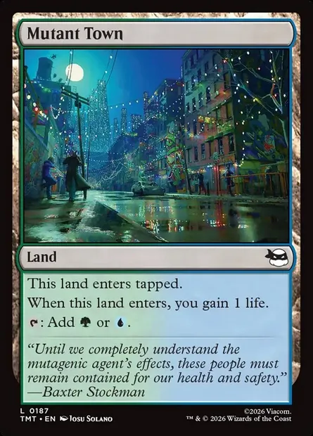 Mutant Town, Magic card TMT 187 — Teenage Mutant Ninja Turtles set