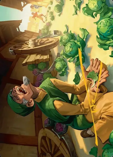 Unlucky Cabbage Merchant // Unlucky Cabbage Merchant, carte Magic ATLA 19 — extension Avatar: the Last Airbender Art Series