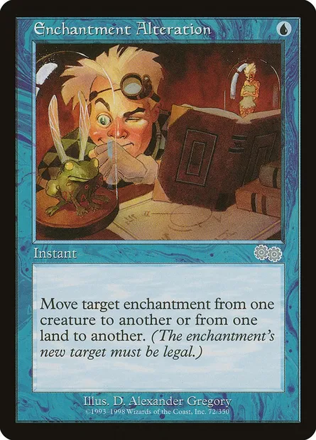 Enchantment Alteration, Magic card USG 72 — Urza's Saga set