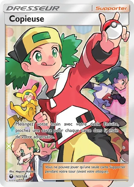 Copieuse, carte Pokémon CES 163 — extension Tempête Céleste