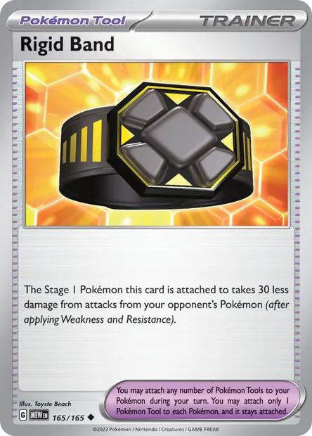 Rigid Band, Pokémon card MEW 165 — 151 set
