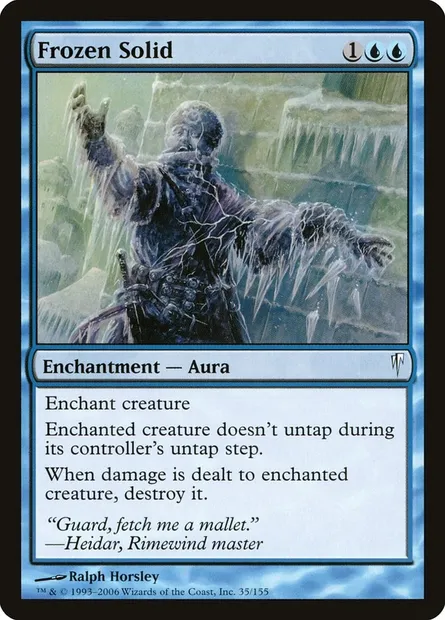 Gelé, carte Magic CSP 35 — extension Souffle glaciaire