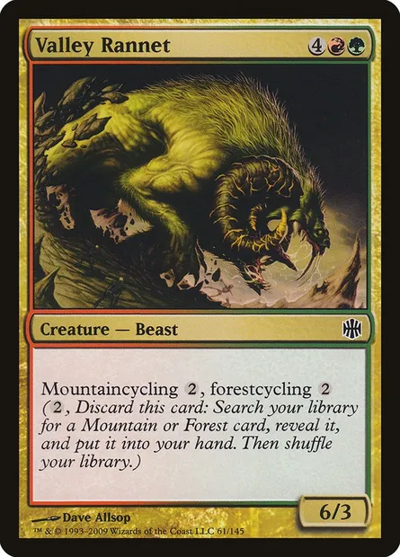 Valley Rannet, Magic card ARB 61 — Alara Reborn set