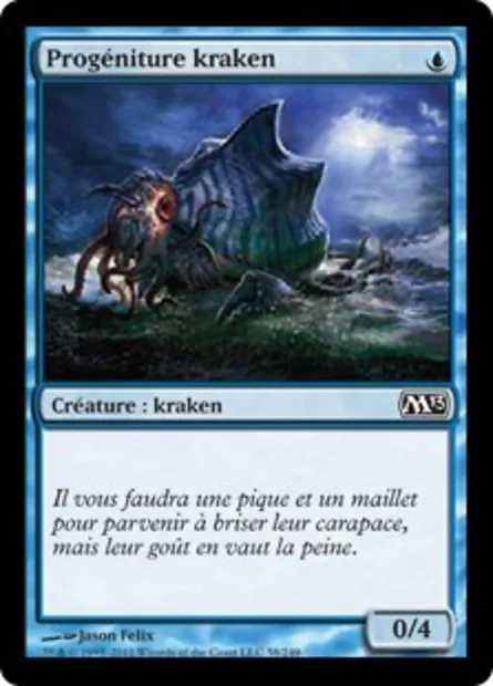 Progéniture kraken, carte Magic M13 58 — extension Magic 2013