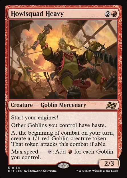 Howlsquad Heavy, Magic card DFT 134 — Aetherdrift set