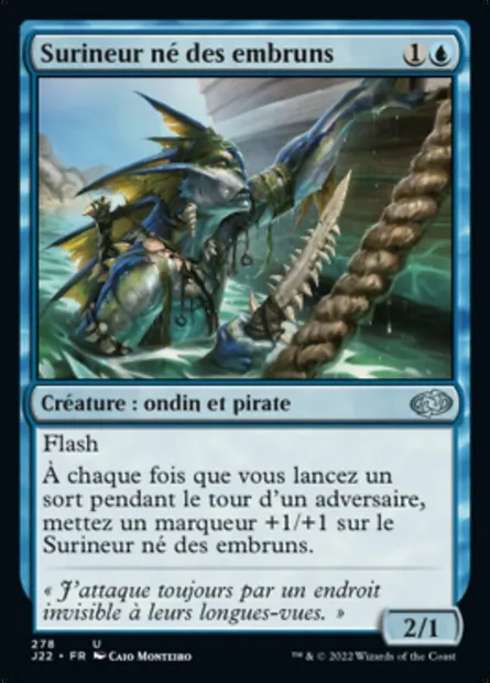 Surineur né des embruns, carte Magic J22 278 — extension Jumpstart 2022