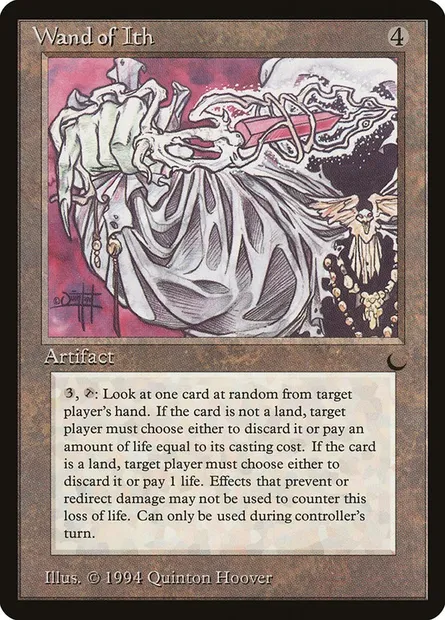Wand of Ith, carte Magic DRK 114 — extension The Dark