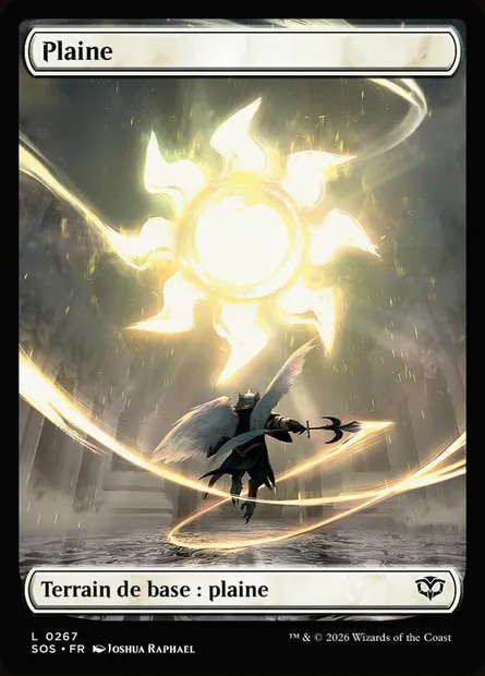 Plaine, carte Magic SOS 267 — extension Secrets of Strixhaven
