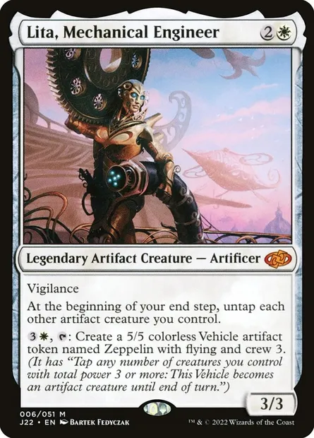 Lita, Mechanical Engineer, Magic card J22 6 — Jumpstart 2022 set