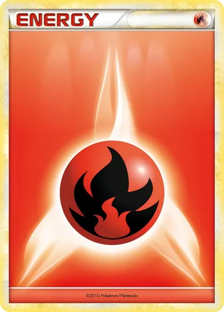 Énergie Feu, carte Pokémon LGP 2010-6 — extension League Promos