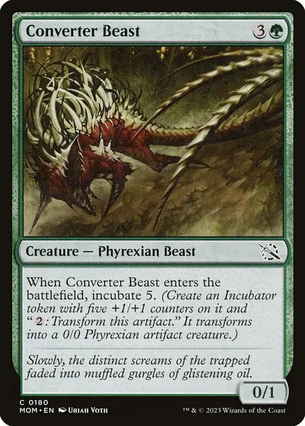 Converter Beast, Magic card MOM 180 — March of the Machine set
