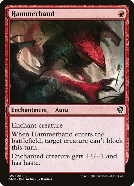 Hammerhand, Magic card DMU 129 — Dominaria United set