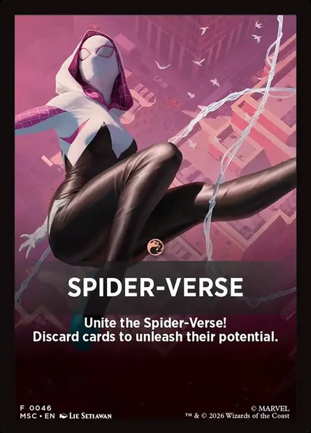 Spider-Verse, Magic card FMSC 46 — Marvel Super Heroes Jumpstart Front Cards set