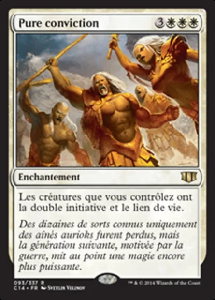 Pure conviction, carte Magic C14 93 — extension Commander 2014