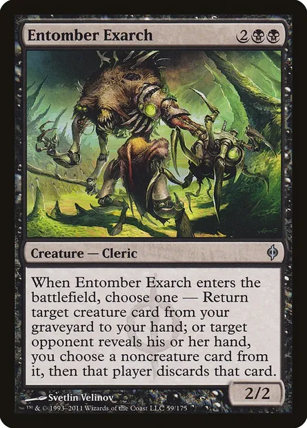 Entomber Exarch, Magic card NPH 59 — New Phyrexia set