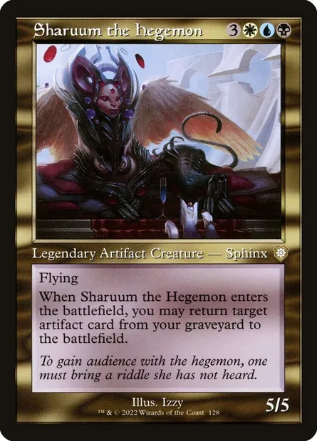 Sharuum the Hegemon, Magic card BRC 128 — The Brothers' War Commander set