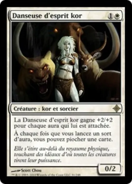 Danseuse d'esprit kor, carte Magic ROE 31 — extension L'ascension des Eldrazi