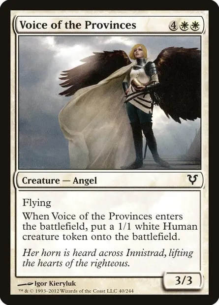 Voice of the Provinces, Magic card AVR 40 — Avacyn Restored set