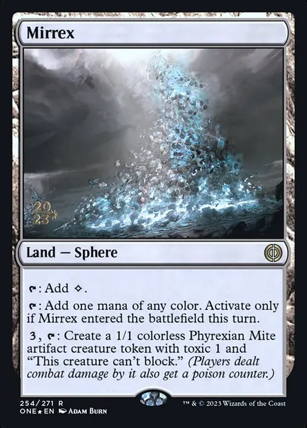 Mirrex, carte Magic PONE 254s — extension Phyrexia: All Will Be One Promos