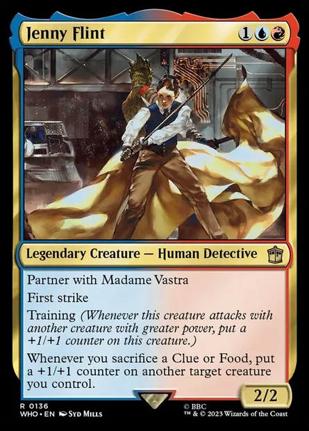 Jenny Flint, Magic card WHO 136 — Doctor Who set