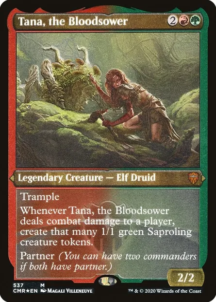 Tana, the Bloodsower, Magic card CMR 537 — Commander Legends set