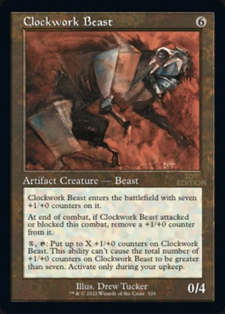 Clockwork Beast, Magic card 30A 529 — 30th Anniversary Edition set