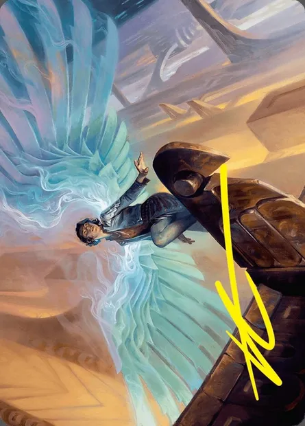 Giada, Font of Hope // Giada, Font of Hope, Magic card AFDN 20 — Foundations Art Series set
