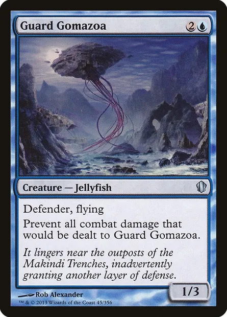 Guard Gomazoa, Magic card C13 45 — Commander 2013 set