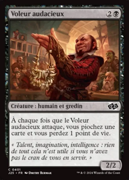 Voleur audacieux, carte Magic J25 401 — extension Foundations Jumpstart