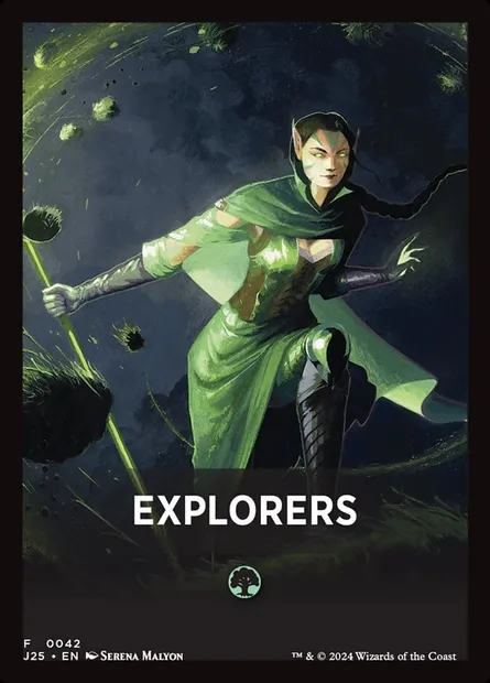 Explorers, Magic card FJ25 42 — Foundations Jumpstart Front Cards set