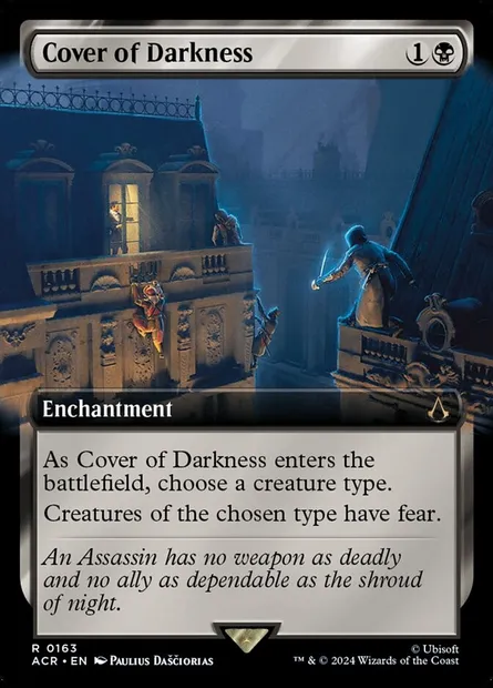 Cover of Darkness, Magic card ACR 163 — Assassin's Creed set